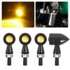 4Pcs 8mm Motorcycle LED Turn Signal Light Signal Lamp Indicators Blinker Flashing Lamp Universal Fit for Most Motorcycle,Dirt Bike,Street Bike