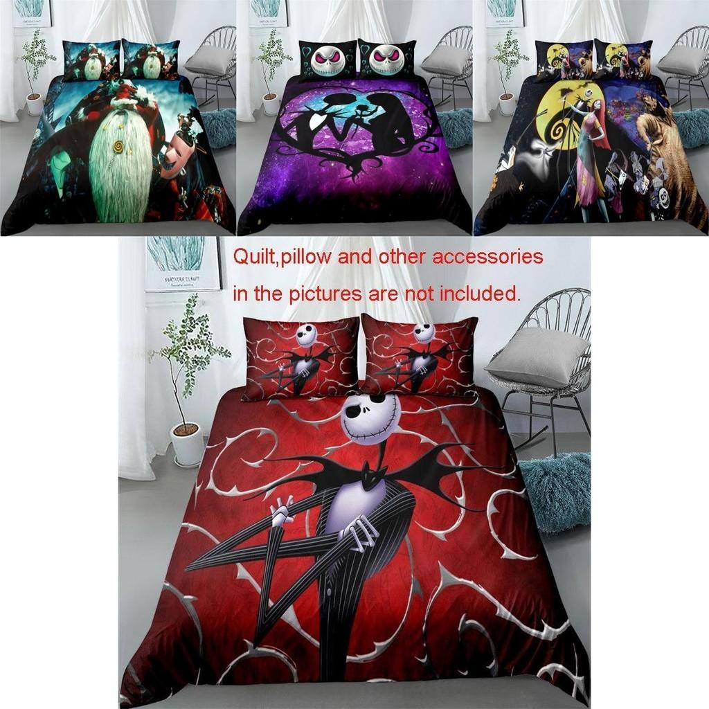 Unique Designs The Nightmare Before Christmas Bedding Set Duvet Cover Pillowcase Shams Comforter Cover