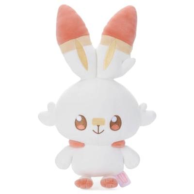 Takara Tomy Arts (TAKARATOMY A.R.T.S) Pokémon PokePeace Mocchi-Mocchi-Style Plush Toy - Scorbunny (approx. 36cm Tall)