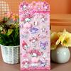 4pcs Cute Sanrio Butt 3D Relief Stickers Kuromi Melody Creative Squeeze Decompression Toy Decals Guitar Phone Notebook Sticker