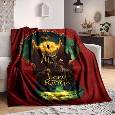 1 Stück Herr der Ringe Decke Leichte Flanell-Kuscheldecke für Sofa, Bett, Reisen, Wohnzimmer, Büro, Couch, Sessel und Bett