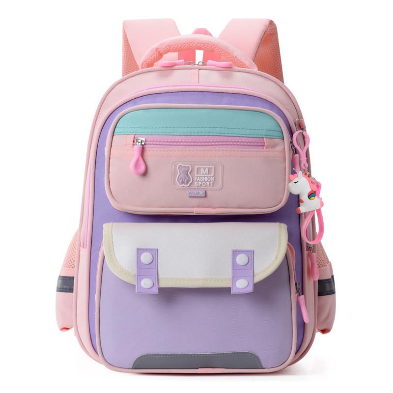 Adorable Cartoon Print Backpack For Kids With Lightweight Design And Large Capacity