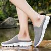 Hollow Out Loafers Outdoor Mesh Flats Breathable Moccasins Comfy Sneakers Cool Muller Shoes Half Shoes Summer Mens Casual Shoes