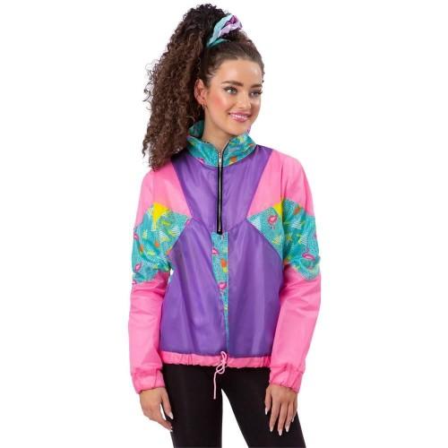 Smiffys Womens/Ladies 80s Costume Windbreaker