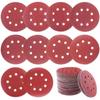 Local Stock Fast Shipping 100pcs 5 Inch 8-Hole Hook Loop Sanding Discs Abrasive Discs for Random Orbital Sander 40-180 Grits