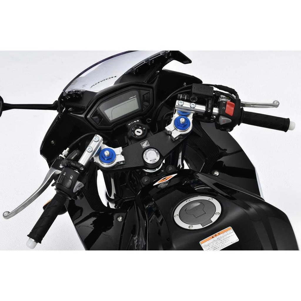 OVER RACING Sport Riding Handlebar Kit Handlebar Up Silver for CBR400R (Handlebars, Clamps, Spacers) [NC47] (2013-2016) 55-10-11