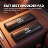 For Mazda Leather Car Seat Belt Cushion Safety Belt Shoulder Protector Pad Accessories CX9 MX5 RX8 Axela Demio Atenza MS GJI GH