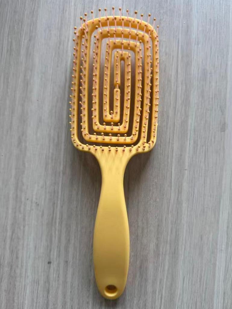 Fluffy Styling Skeleton Massage Comb for Women - Air Cushion KT Hairdressing Comb