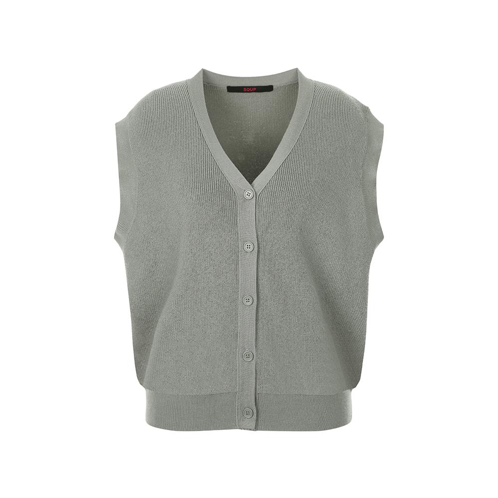 SOUP V-Neck Knit Vest (Oy9Vkc0)