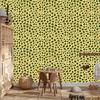 Yellow Leather Wallpaper Yellow and Olive for Living Room and Bedroom 50x1000