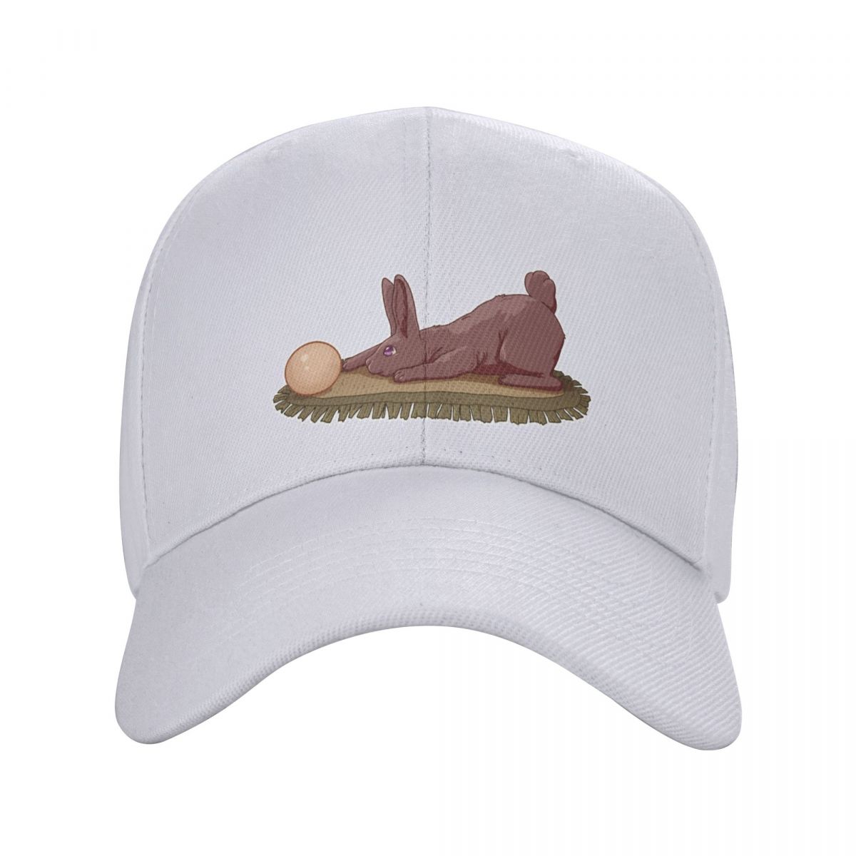 

Rabbit with a ball Cap Baseball Cap streetwear baseball hat hat Unisex s Women s