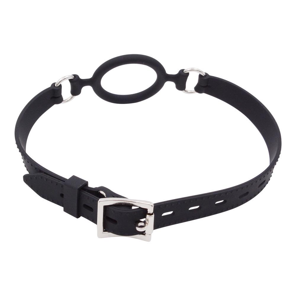 Silicone Mouth Gag Ring for Deep Throat Training and Restraint