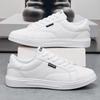 White Black Men Shoes Comfortable Casual Skateboard Shoes Men Solid Leisure Sneakers Lightweight Walking Shoes