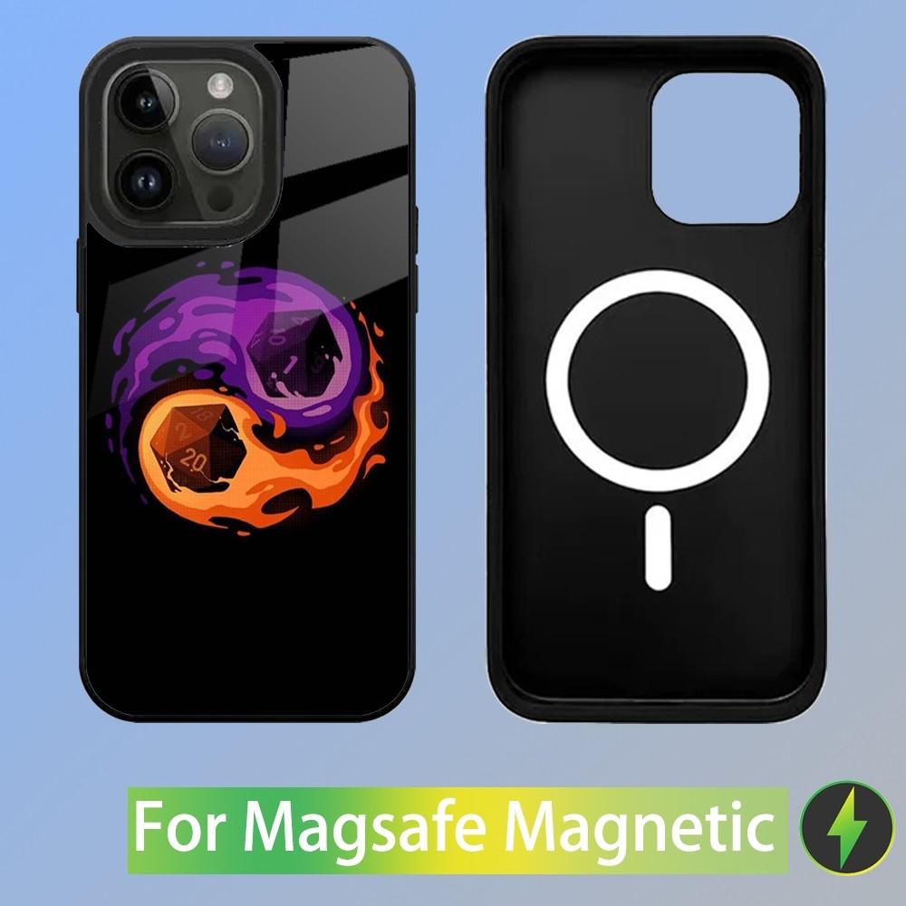 Game D-Dungeons D-Dragons D-DND Phone Case For iPhone 16,15,14,13,12,11,Plus,Pro,Max Mini Magsafe Magnetic Wireless Charging