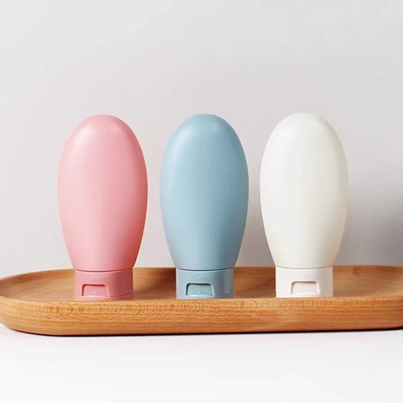 3Pcs Travel Bottles for Toiletries Leak Proof  Refillable Squeeze Travel Size Containers BPA Free for Cleansers, Lotions