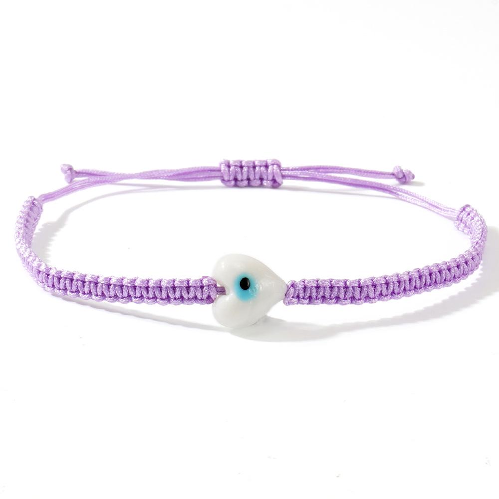 Niche Design Multicolor Demon Eye Woven Bracelet - Trendy, Unique, Personalized Fashion Statement
