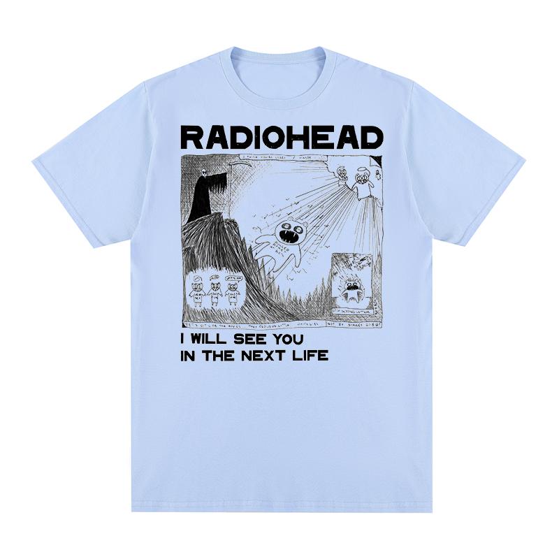 radiohead Vintage tshirt Rock Band Camisetas Clothing Cotton Unisex T shirt New TEE TSHIRT Womens tops