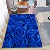 Blue Love Rose Carpets Living Room Tea Table Mats Bedroom Rug Washable Floor Mats Household Mat Dinosaur Carpet Rug