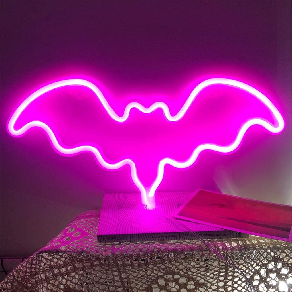Halloween  Neon Sign Halloween LED  Neon Light Sign For Wall Decor  Shape Lamp With tery Or USB Powered For Halloween Party,Bar,Room Décor