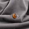 Yellow Tiger's Eye Gemstone Ring Jewelry, 925 Solid Sterling Silver Jewelry, Handmade Ring Gift For Women
