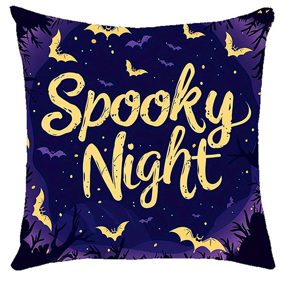 Spooky Night Themed Pillowcasessuitable For Sofa Car Bedroom Decorative Cushion Cover Pillow Cover