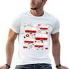 Vintage Caravan In Red White And Grey Tshirt Unisex T Shirts Cotton Cotton Tshirt 100 Unisexs Graphic T Shirts Tshirt