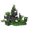 Aquarium Resin Rockery Decor - Stone & Plant Ornaments for Aquatic Landscaping