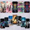 RP5 Animal Elephant Transparent Phone Case for Samsung Galaxy A04 A04S A14 A23 A34 A54 M23 M33 M52 M53