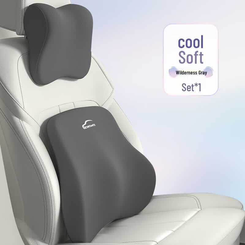 Aichewu Car Headrest & Lumbar Support Set