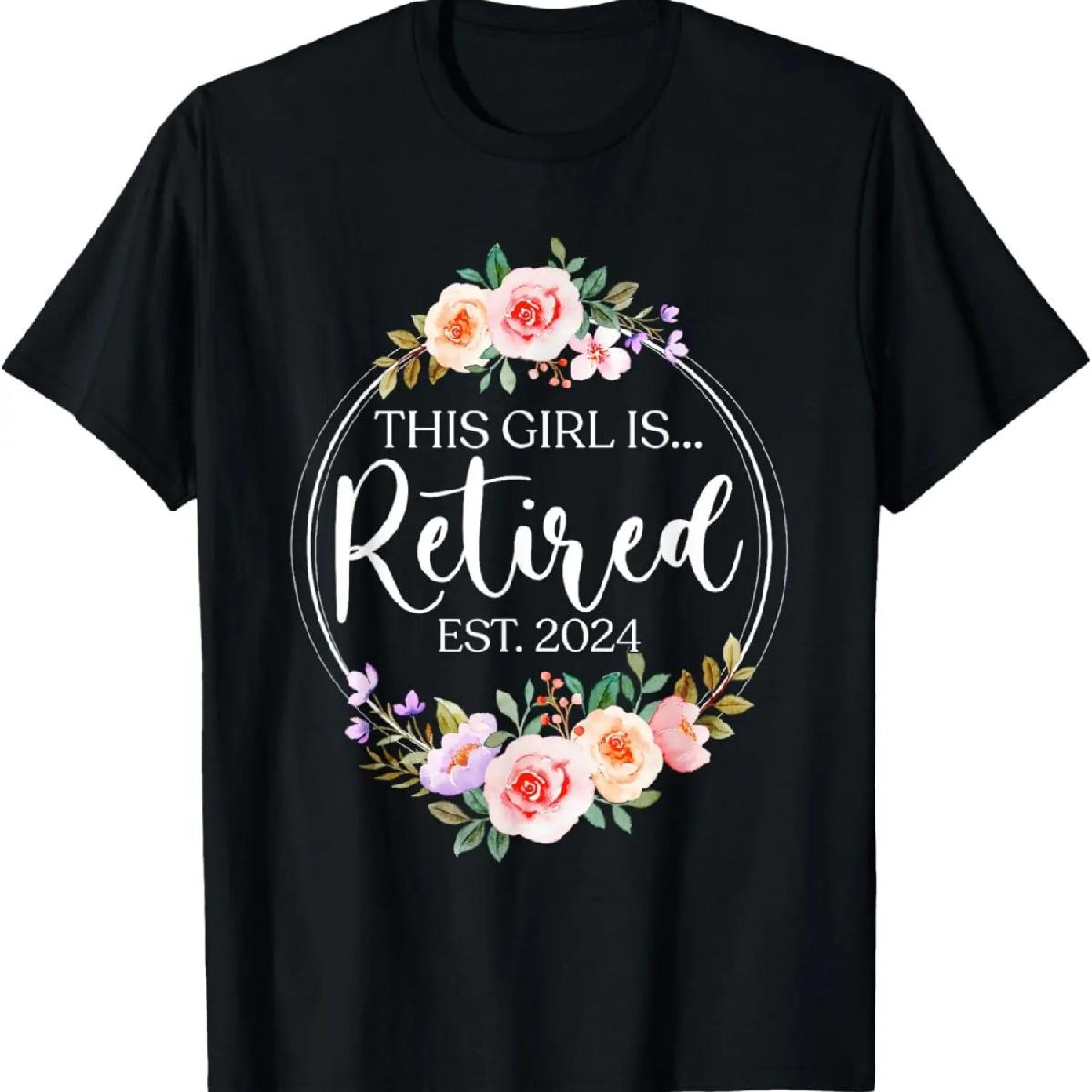 

Floral Retirement This Girl Is Retired Est XXXXXL різнокольоровий