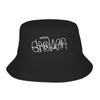 Geolier Singer Bucket Hat For Women  Fisherman Hats Fashion Beach Travel Caps Personality Hip Hop Pattern Visor
