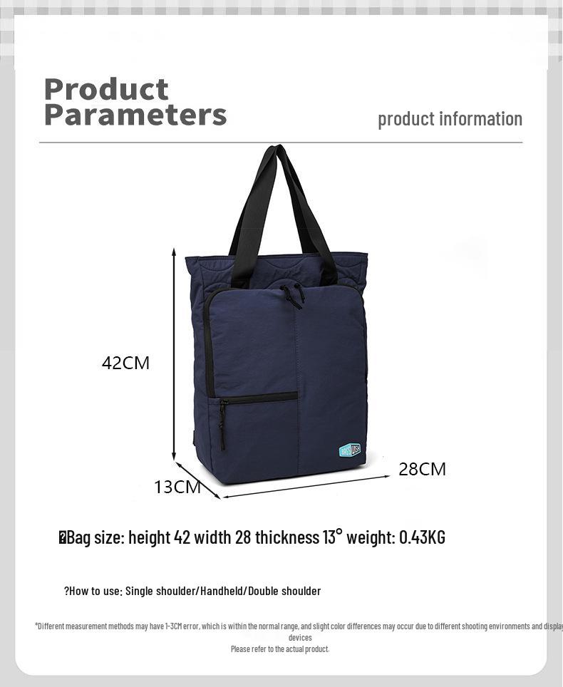 Versatile Multifunctional Nylon Backpack & Stylish Shoulder Bag