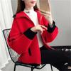 Women's Knitted Cardigan Coat and Faux Mink Cashmere