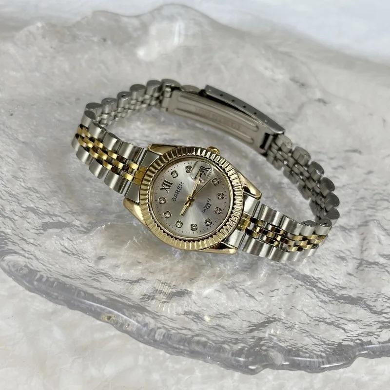 Brand Women Watch Diamond Studdeed Calendar Watch for Women Casual Ladies Quartz Watch Luxury Gift Wristwatches Dropshipping