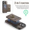 For Magsafe Magnetic Phone Case For iPhone 16 e 15 14 Plus 13 12 Pro Max Wirless Charge Detachable Leather Cards Ring Cover