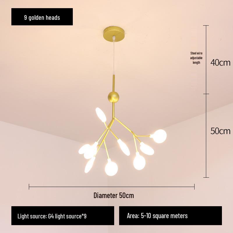 Firefly Chandelier: Modern Nordic Luxury Lighting for Living Rooms, Bedrooms, and Restaurants