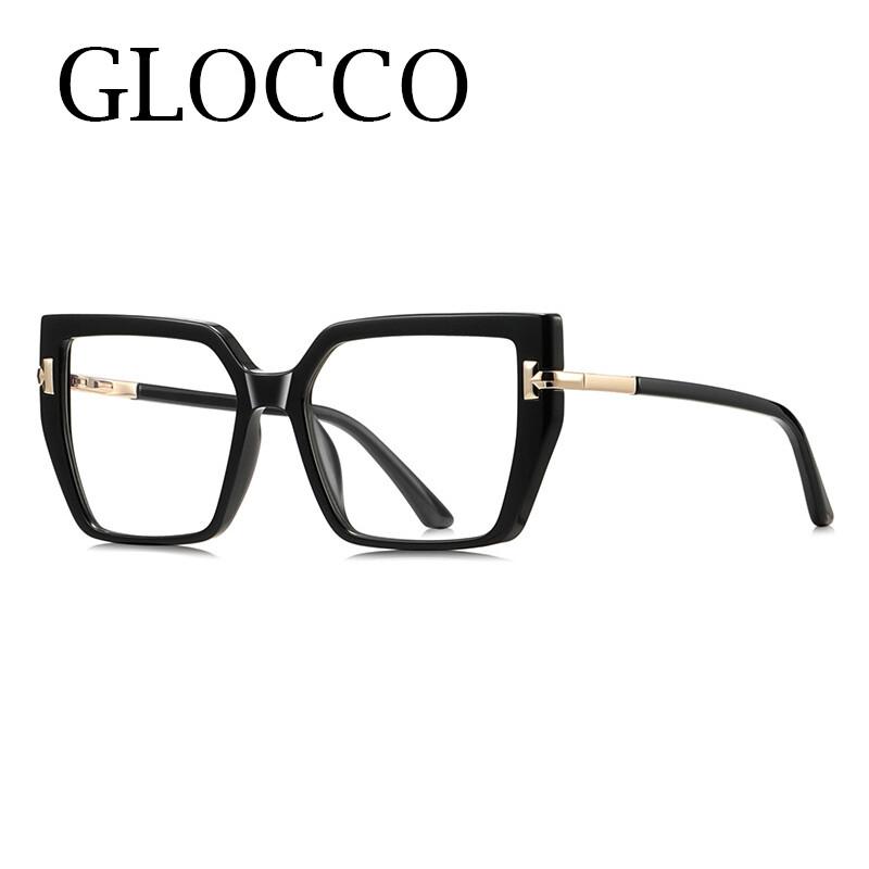 Vintage Anti-Blue Light Reading Glasses Women'S Clear Lens Prescription Glasses  Fashion Square Myopia Hyperopia Glasses