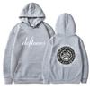 Hip Hop Rapper Printed  Deftones LOGO Autumn Unisex Hooded Sweatshirt Fleece Lined Casual Pocket Hoodie for Couple Daily Streetwear Sweatshirt