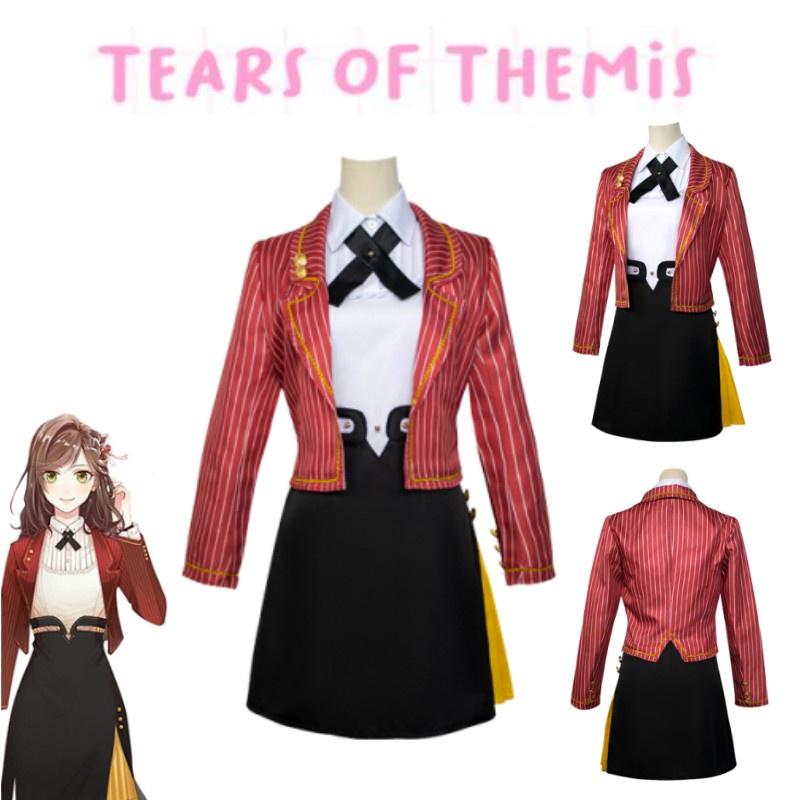 Game Of Tears Themis Heroine Rose Cosplay Costume Lawyeress Working Uniform Suit