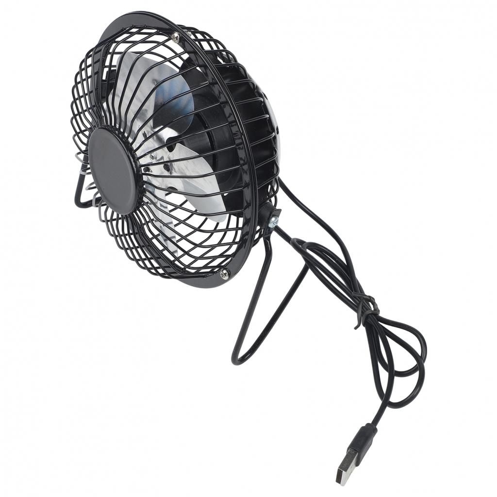 1pc Emergencies And Outdoor Work USB Fan 14.5*15cm Black