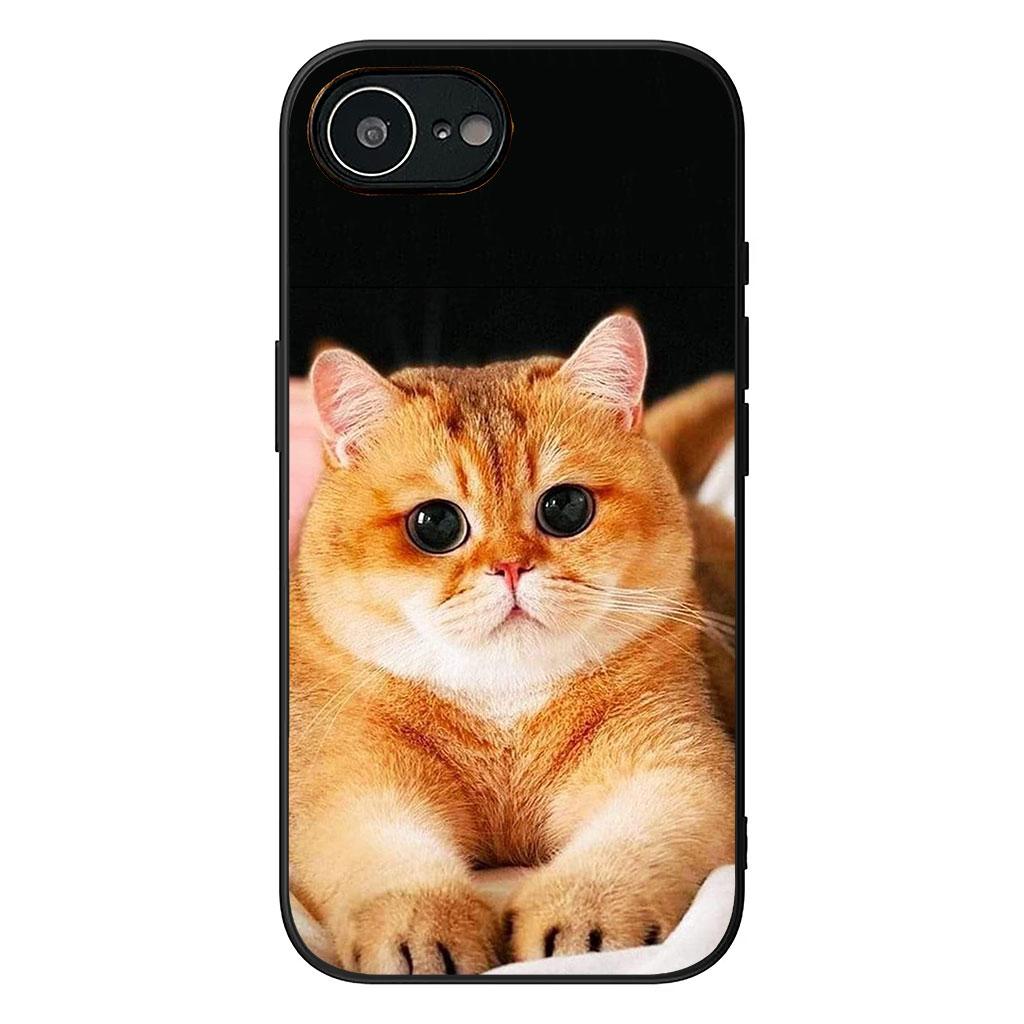 Cover for Samsung Galaxy A25 A37 A57 A12 A14 A31 A41 A50 A51 A70 A71 A72 A21S A04 M15 Note 20 9 8 10 Phone Case Cat Meow Cute