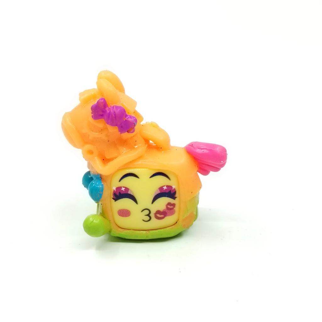 1pcs Original Moji Pops Collection Toys Adventure Series 1-3 Swap Faced Solf Mini Figures Kawai Toy For Girls Christmas Gift