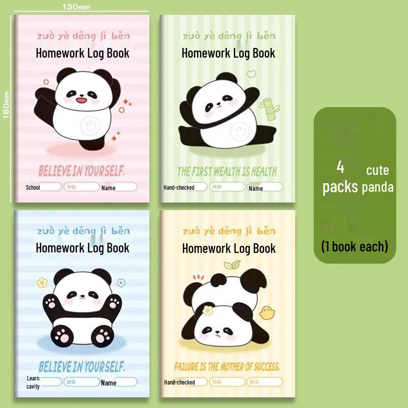 Elementary School Student Homework Registration Workbook