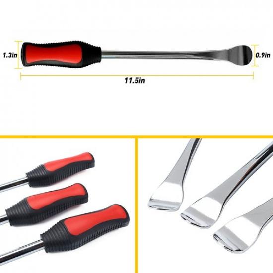 Motorcycle Bike Tire Spoon Iron Repair Tire Change Lever Tool Rim Protectors EOA