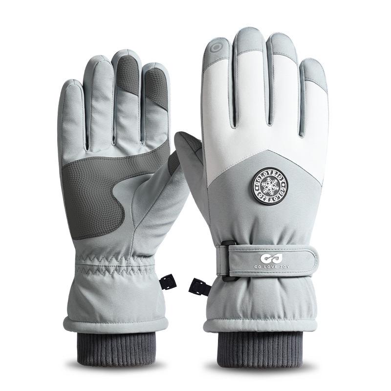 Winter Ski Touchscreen Gloves - Windproof, Cold-Proof, Plus Velvet for Men and Women