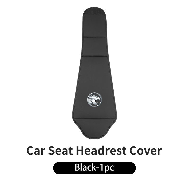 

1/2Pcs Car Headrest Protective Cover Storage Bag Leather Pillow Case For Proton Exora Iriz R3 Wira Saga Satria Magma X50 V6 X70