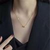 Acacia Seed Bean Necklace: Stylish & Simple INS Design for Women