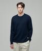 Cable Crew Neck Knit [Navy]