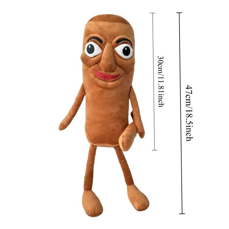 Tung Tung Tung Sahur Stofftier Parodiepuppe Kurzes Plüschmaterial Für Geschenkideen