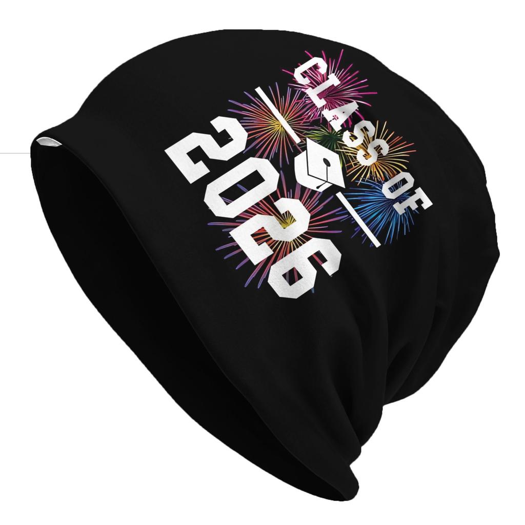 Graffiti Graduation in 2026 Hats Class Of 2026 Senior Year Thin Hat Bonnet Hipster Skullies Beanies Caps Men Women's Earmuffs